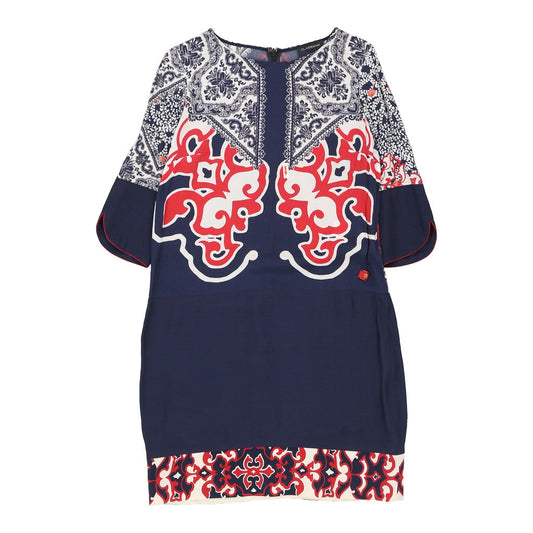 Cavalli Class Dress - Medium Multicoloured Viscose