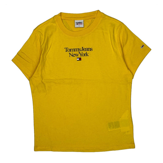 Kids Tommy Jeans T-Shirt - Medium Yellow Cotton