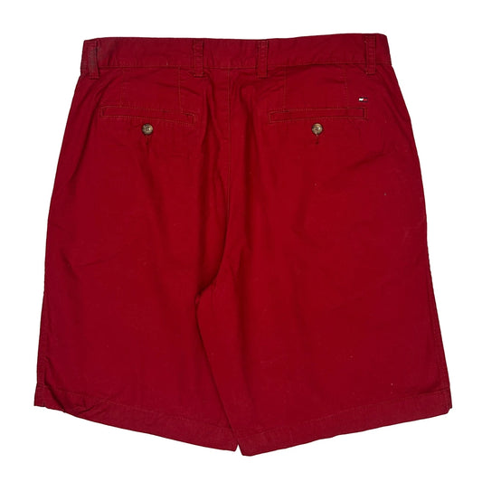 Vintage Tommy Hilfiger Chino Shorts - 35W 10L Red Cotton