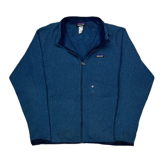 Vintage Patagonia Fleece Jacket - Small Blue Polyester