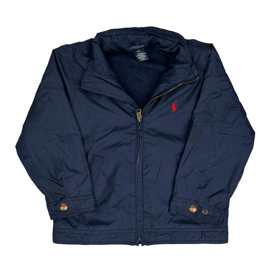 Age 4 Polo By Ralph Lauren Fleece Jacket - Small Navy Polyester
