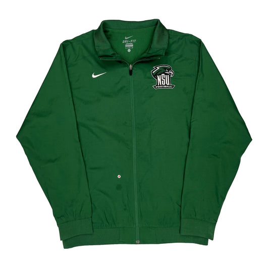 Vintage Nsu Football Nike Football Track Jacket - Large Green Polyester