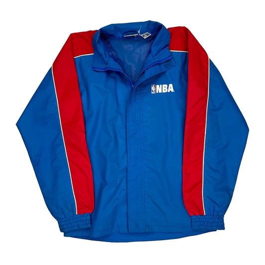 Mighty Mac Nba Windbreaker - Large Blue Nylon