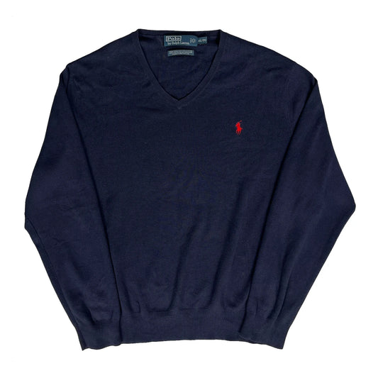 Polo By Ralph Lauren Jumper - XL Navy Cotton