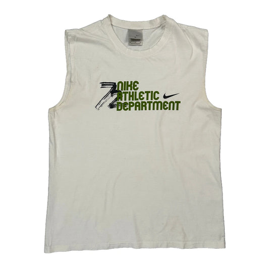 Nike Vest - Medium White Cotton