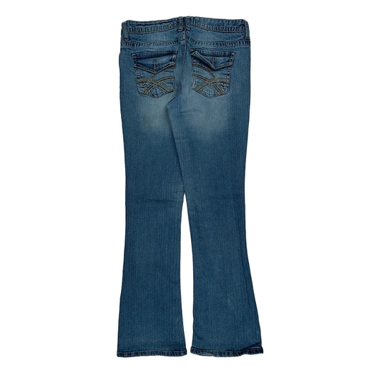 Aeropostale Boot Cut Jeans - 30W UK 8 Blue Cotton