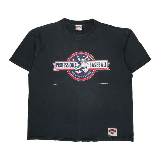 The Minor Leagues Nutmeg Graphic T-Shirt - 2XL Black Cotton
