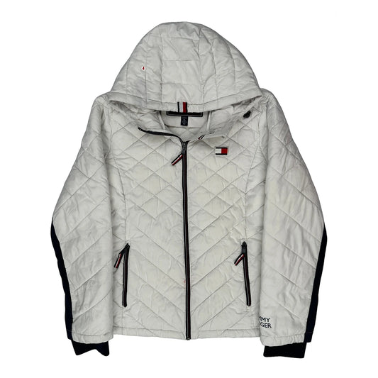Vintage Tommy Hilfiger Puffer - XL White Polyester