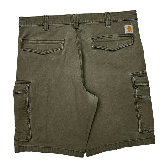 Carhartt Cargo Shorts - 38W 10L Green Cotton