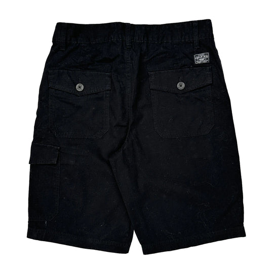 Vans Cargo Shorts - 30W 10L Black Cotton