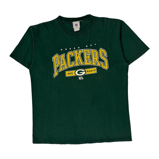 Green Bay Packers Nfl Football T-Shirt - Large Green Cotton