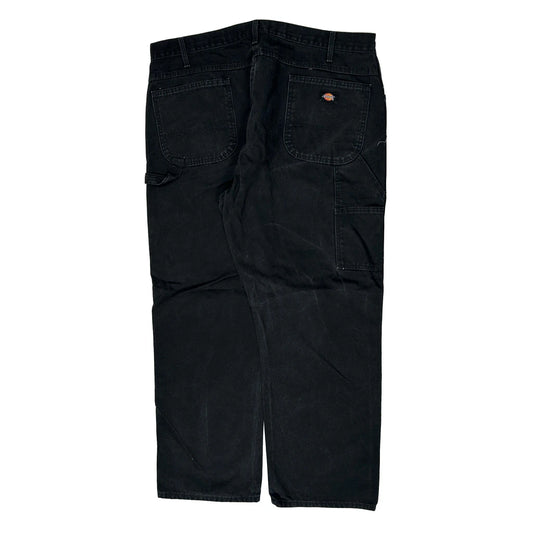 Vintage Dickies Carpenter Trousers - 42W 30L Black Cotton