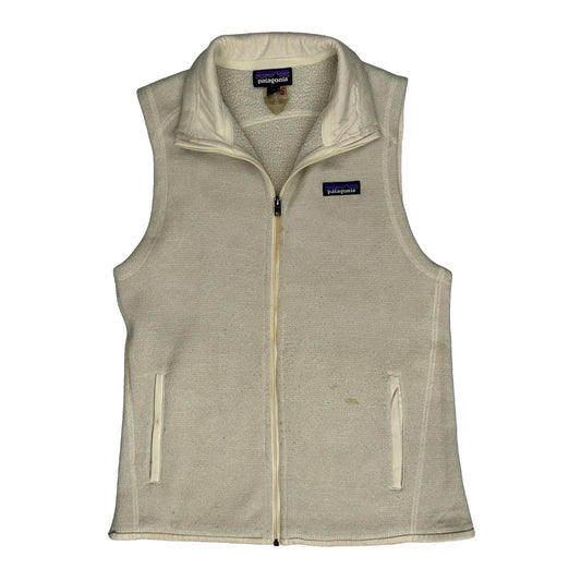 Patagonia Gilet - Medium Cream Polyester