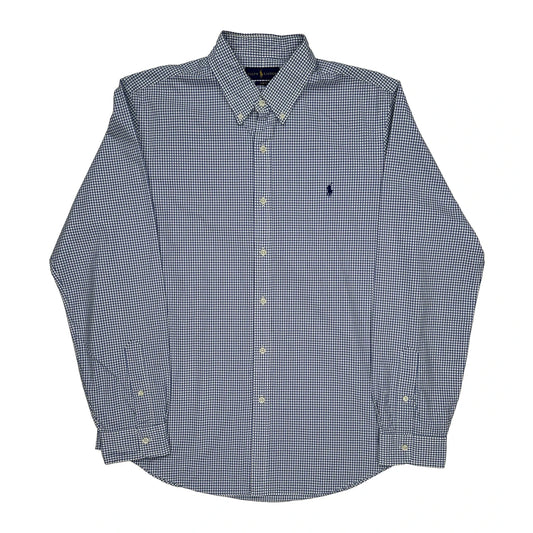 Ralph Lauren Slim Fit Shirt - XL Blue Cotton