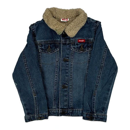 Age 2-4 Wrangler Denim Jacket - XS Blue Denim