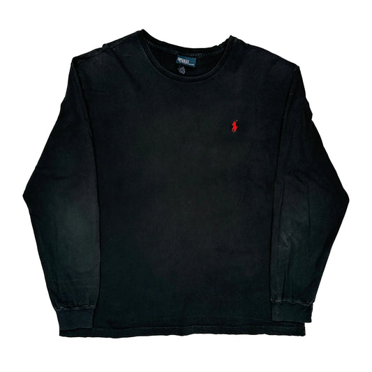 Polo By Ralph Lauren Long Sleeve T-Shirt - XL Black Cotton