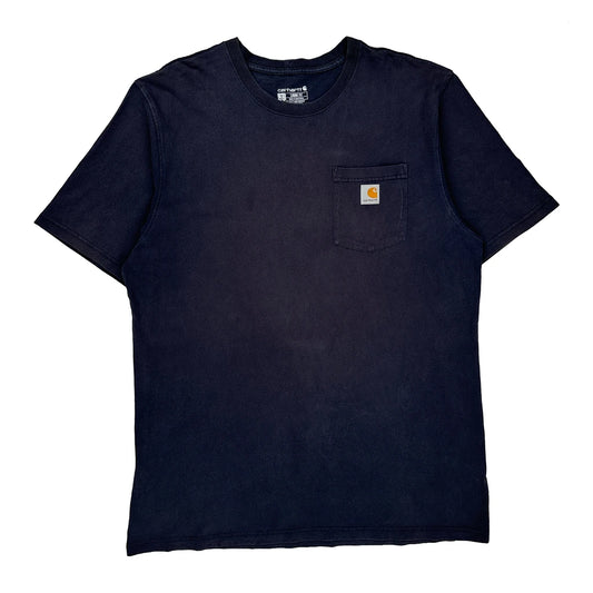 Carhartt T-Shirt - Large Black Cotton