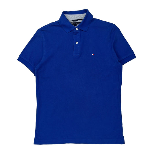 Tommy Hilfiger Polo Shirt - Medium Blue Cotton