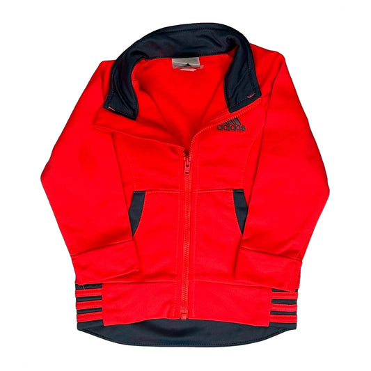 Age 12 Months Adidas Track Jacket - 2XS Red Polyester