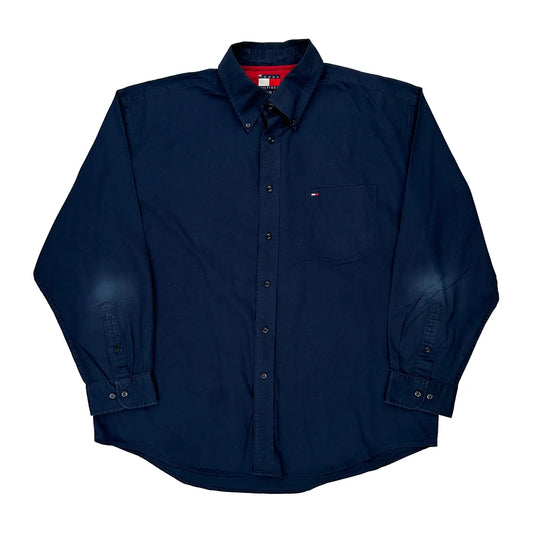 Tommy Hilfiger Shirt - XL Navy Cotton