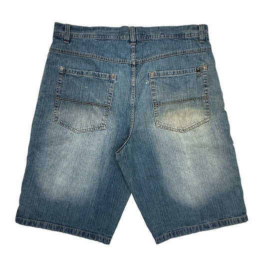 Hawk Denim Shorts - 42W 12L Blue Cotton