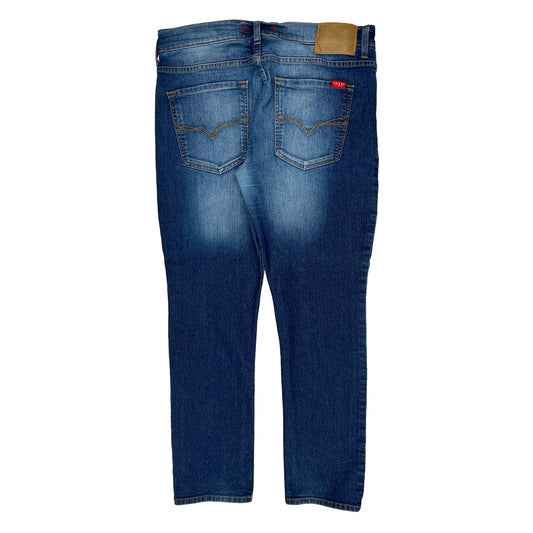 Vintage Guess Skinny Jeans - 34W UK 14 Blue Denim
