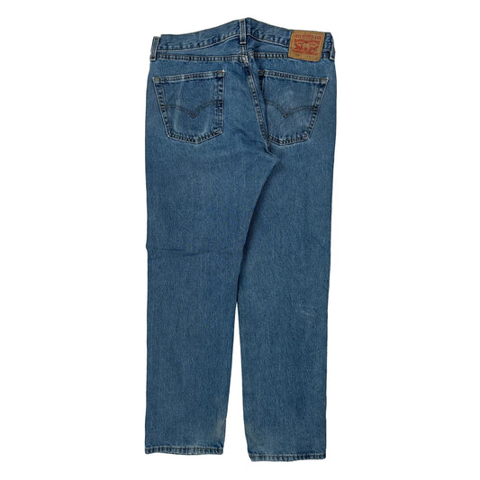 Vintage 505 Levis Jeans - 35W 32L Blue Cotton