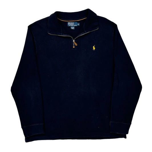 Polo By Ralph Lauren 1/4 Zip - XL Navy Cotton
