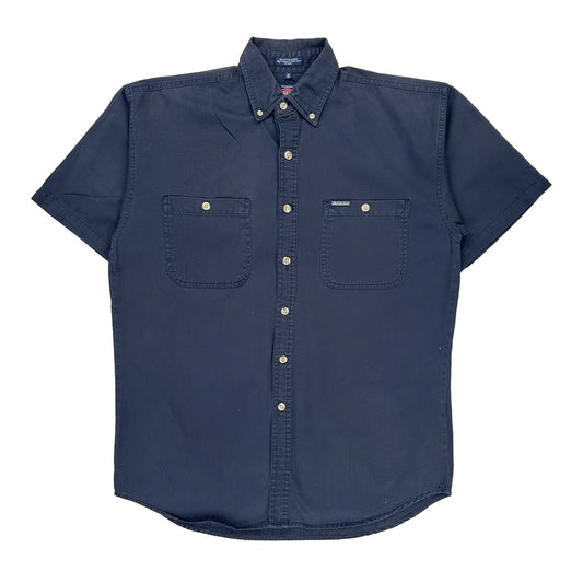 Dickies Short Sleeve Shirt - Medium Blue Cotton