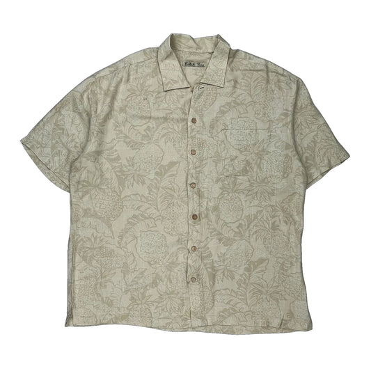 Batik Bay Hawaiian Shirt - 2XL Beige Cotton