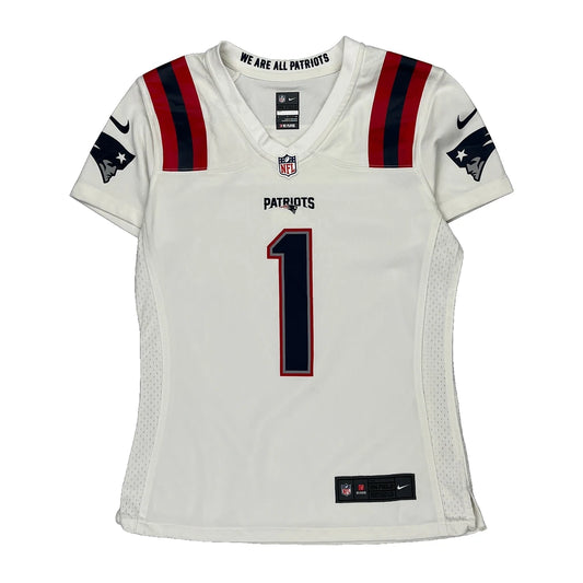 New England Patriots Nike Nfl Jersey - Small White Polyester