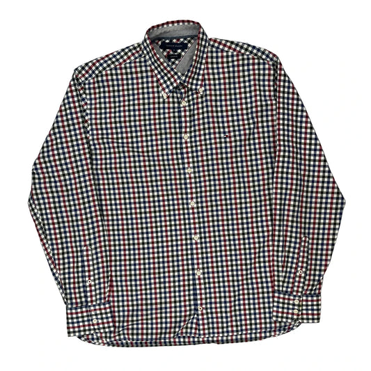 Tommy Hilfiger Checked Shirt - XL Multicoloured Cotton