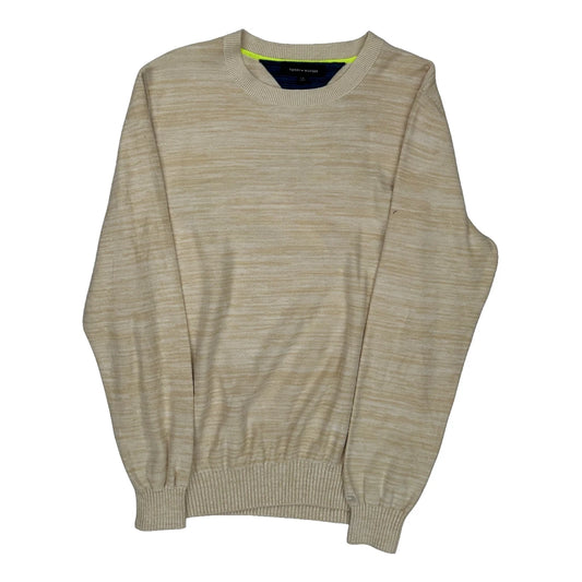 Tommy Hilfiger Jumper - Large Beige Cotton