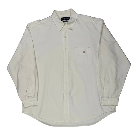 Ralph Lauren Shirt - XL White Cotton