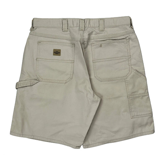 Levis Carpenter Shorts - 32W 9L Beige Cotton