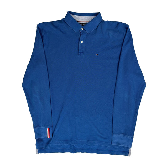 Tommy Hilfiger Polo Shirt - XL Blue Cotton