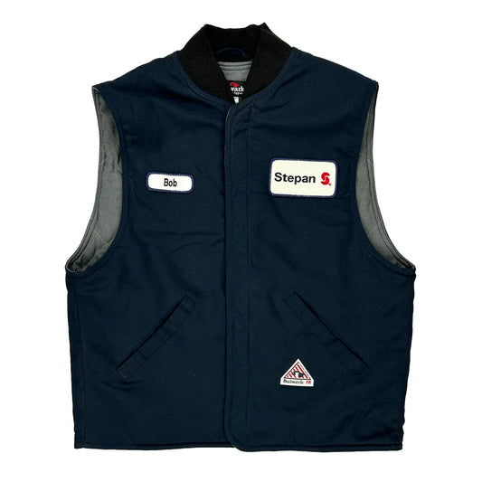 Bulwark Workwear Gilet - Large Navy Cotton