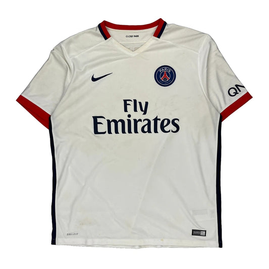 2015 Paris Saint Germain Nike Football Shirt - XL White Polyester