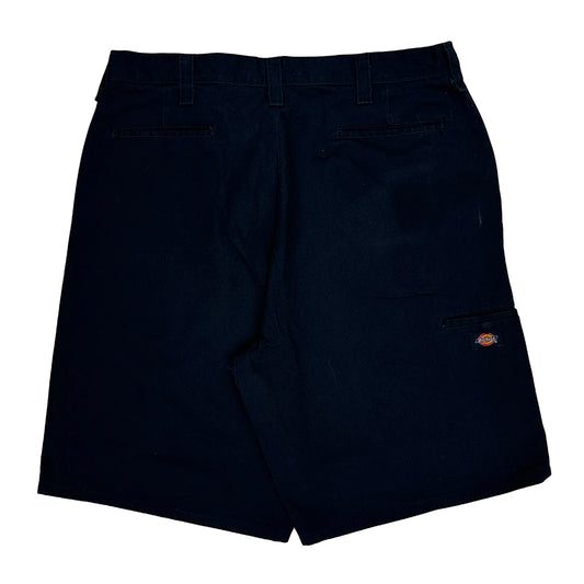 Dickies Shorts - 38W 11L Navy Polyester Blend