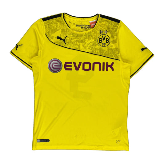 2013 Borussia Dortmund Puma Football Shirt - Medium Yellow Polyester