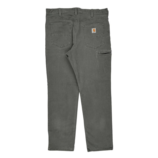 Carhartt Carpenter Trousers - 36W 32L Grey Cotton