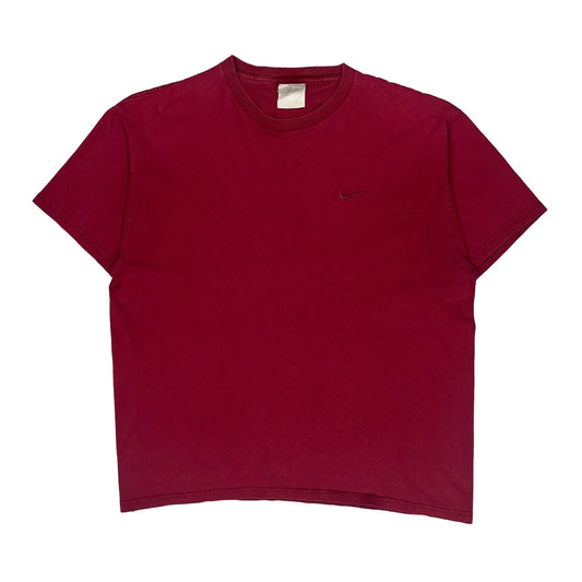Vintage Made In USA Nike T-Shirt - No Size Red Cotton