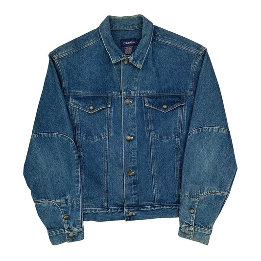 Calvin Klein Denim Jacket - Large Blue Cotton
