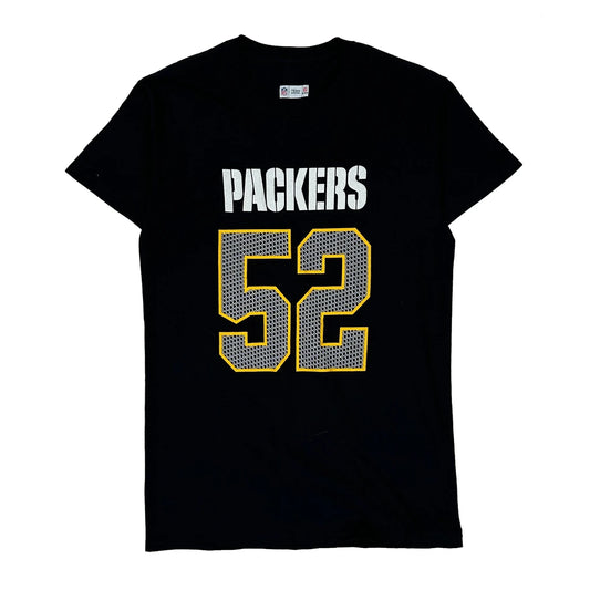 Vintage Packers Nfl Football Shirt - Small Black Cotton