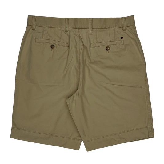 Tommy Hilfiger Chino Shorts - 33W 9L Beige Cotton