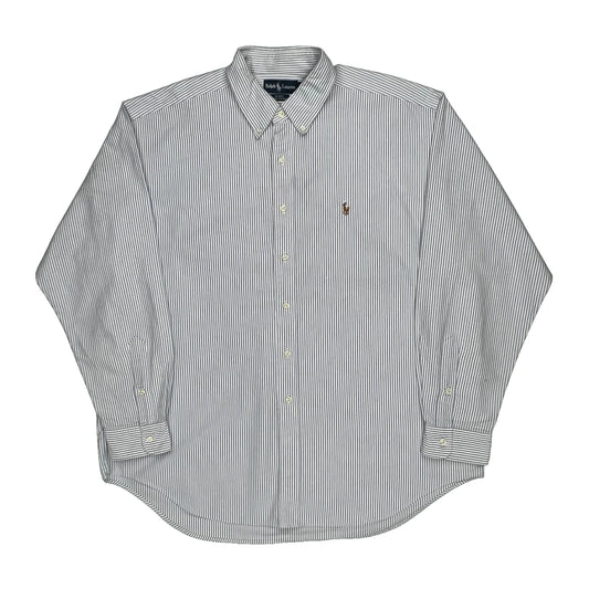 Blake Ralph Lauren Striped Shirt - XL Blue Cotton