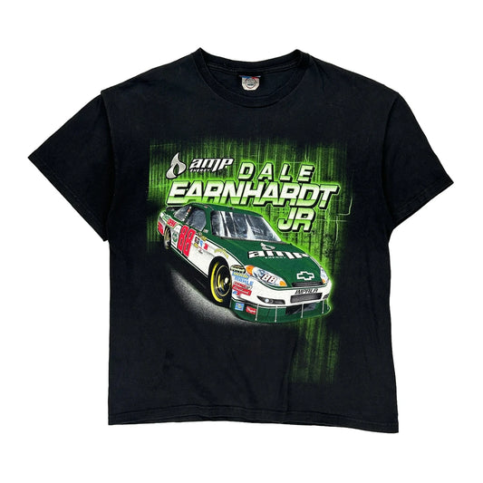 Dale Earnhardt Jr. Nascar Nascar T-Shirt - Large Black Cotton