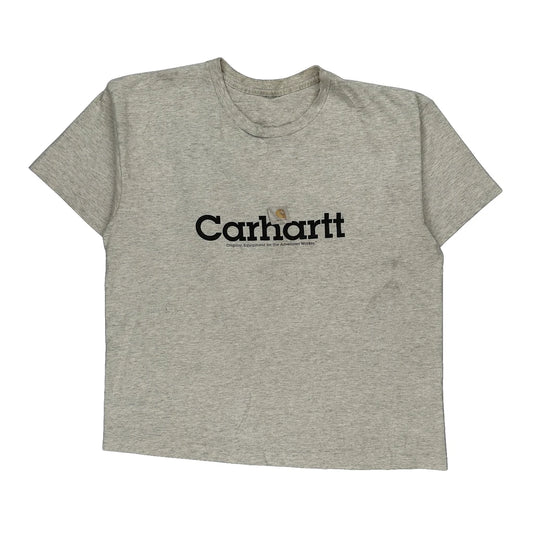 Carhartt T-Shirt - XL Grey Cotton