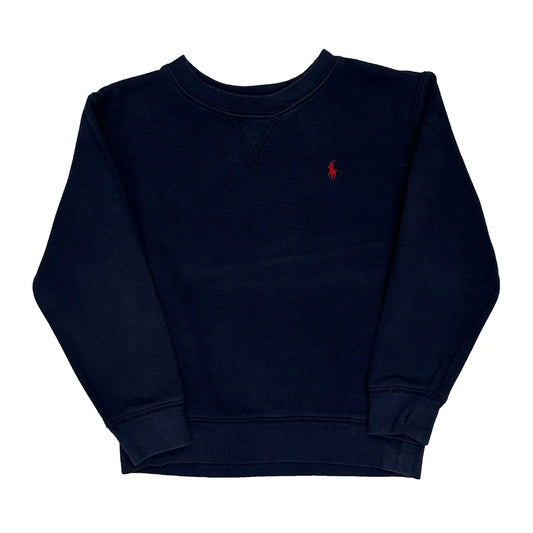 Age 6 Polo By Ralph Lauren Sweatshirt - Small Navy Cotton