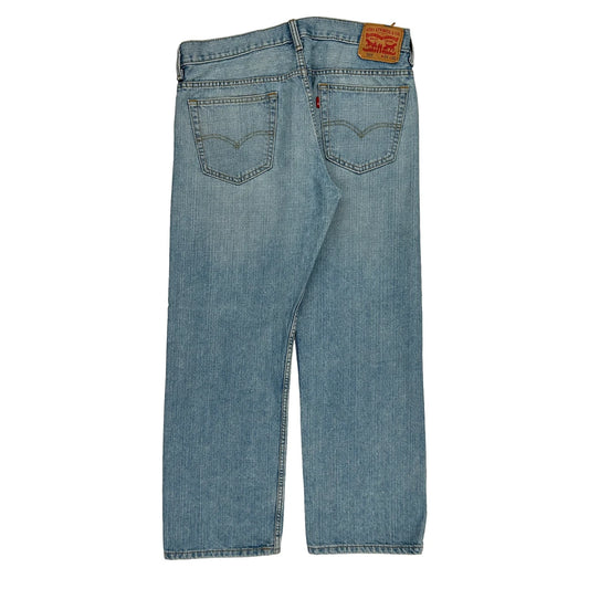 569 Levis Jeans - 35W 29L Light Wash Cotton